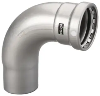 Viega #26520 3in MegaPress XL 90° Elbow Carbon Steel FKM