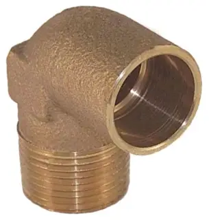 Elkhart #4707-4 2in Lead Free 90° Copper x Male Elbow