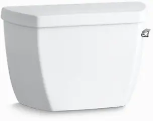Kohler #4645-RA-0 White Toilet Tank 1.4 GPF Right Hand Trip Lever