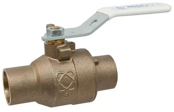 NIBCO #S-585-80-LF 2in Bronze Ball Valve 600# Full Port - SWT