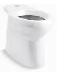 Kohler #5309-0 Elongated Cimarron Skirted Toilet Bowl - White