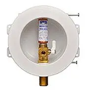 Water-Tite #AB9300HA 1/2in Sweat Brass Qtr-Turn Hammer Arrester Valve Outlet Box 3/8in Outlet