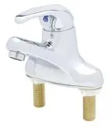 T&S Brass #B-2711 4in Centerset Single Lever Deck-Mount Faucet - No Pop-Up