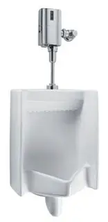 TOTO #UT445U#01 0.125 GPF Cotton High-Efficiency Washout Urinal - Top Spud