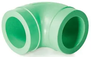 Aquatherm #0112131 6in Green Pipe 90° Elbow SDR 11 Butt-Weld