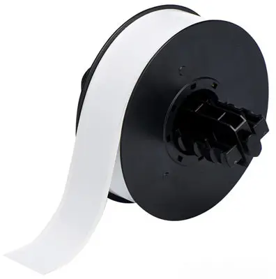 Brady #B30C-2250-595-WT 2.25in x 100ft White Vinyl Label Tape
