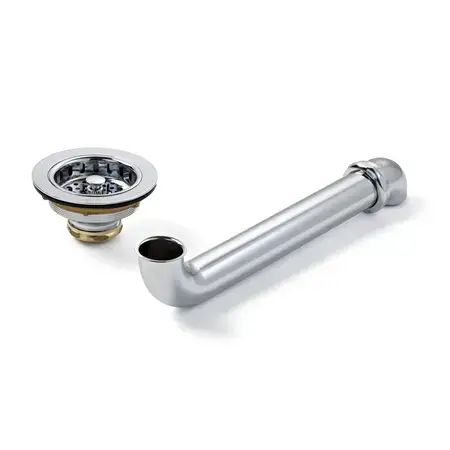 McGuire #1151WCSAN Offset 151 Strainer with Saniguard