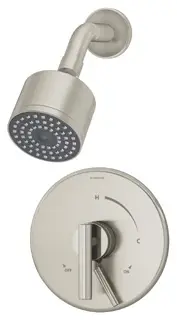Symmons #S-3501-CYL-B-STN-TRM Satin Nickel Shower System Trim Only - Temptrol