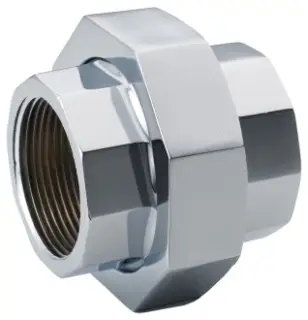 Merit Brass #C187-08 1/2in Chrome Plated Brass Union