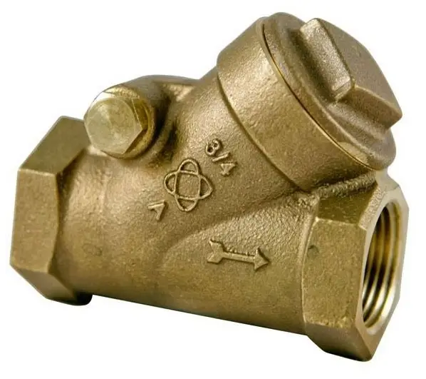 NIBCO #T-413-Y-LF 1-1/4in Lead-Free Bronze Swing Check Valve PTFE Disc - FNPT