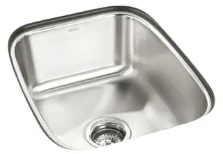 Sterling #11449-NA 16-1/4in x 20-1/2in x 8in Stainless Steel Undermount Double Bowl Sink