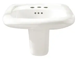 American Standard #0954.004EC 4in Murro White Wall-Hung Lavatory with EverClean