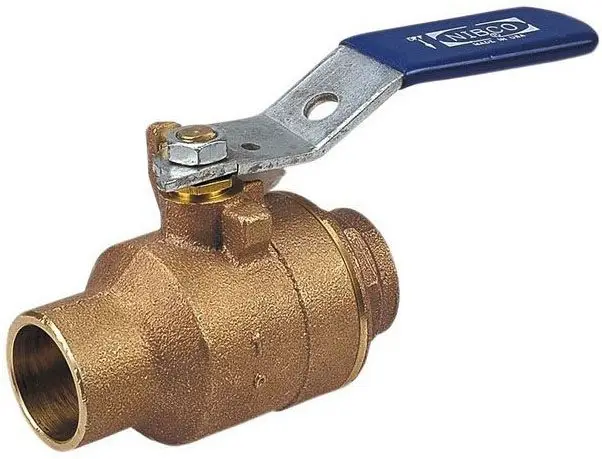 NIBCO #S-585-70 2in Bronze Ball Valve Full Port Solder