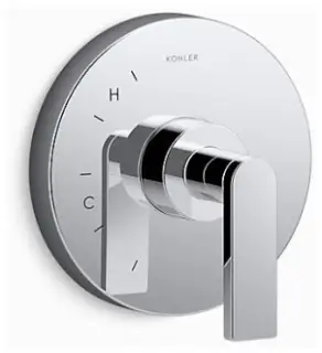 Kohler #K-TS73115-4-CP Composed Rite-Temp Valve Trim Polished Chrome