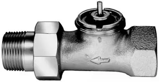 Braukman #V110D1016 1" V110 Thermostatic Radiator Valve V110D Straight