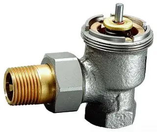 Braukman #V110E1004 1/2" V110 Thermostatic Radiator Valve V110E Angle