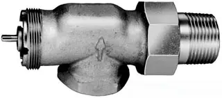 Braukman #V110F1010 3/4" V110 Thermostatic Radiator Valve V110F Horizontal Angle