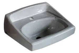 American Standard #0356.921 20-1/2" x 18-1/4" White Lucerne Wall-Hung Lavatory - 8" Centers Less Overflow