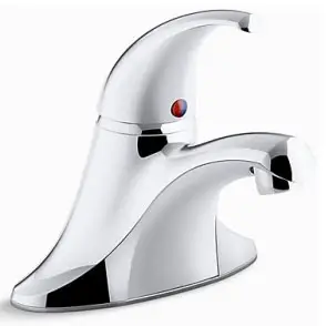 Kohler #15182-4RA-CP 4in Coralais Centerset Lavatory Faucet Polished Chrome