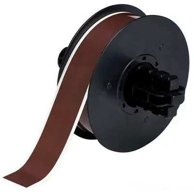 Brady #B30C-1125-595-BR 1.125in x 100ft Brown Vinyl Label Tape B-595