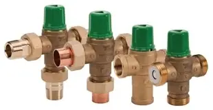 Taco #5003-T3 3/4in Lead Free Mixing Valve 85-176°F - NPT Union