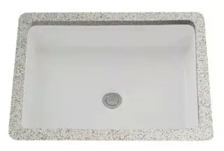 TOTO #LT221#01 17in x 13in Rectangular Undercounter Lavatory Cotton