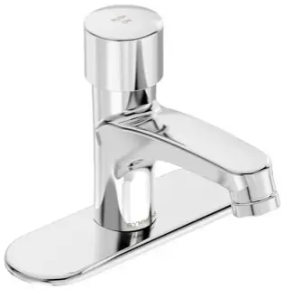 Symmons #SLS-7000-DP4 Metering Lavatory Faucet with 4in Deck Plate