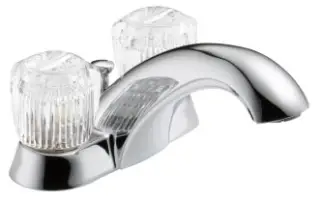 Delta #2522LF-MPU 4in Centerset Chrome Lavatory Faucet Lead Free with Pop-Up Drain