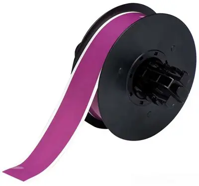 Brady #B30C-1125-595-PL 1.125in x 100ft Purple Vinyl Label Tape