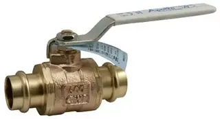 Apollo #77WLF-146-01 1-1/4" Lead Free Bronze Full Port Press Ball Valve