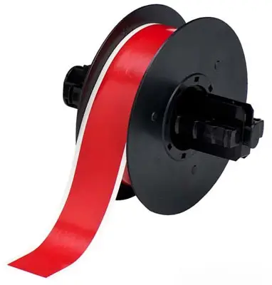 Brady #B30C-1125-595-RD 1.125in x 100ft Red Vinyl Label Tape