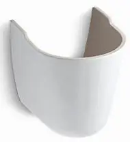 Kohler #K-1998-0 White Brenham Shroud for K-1997 Lavatory
