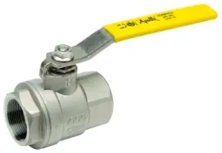 Apollo #76F-105-27A 1in Stainless Steel Full Port Ball Valve with Locking Handle - NPT