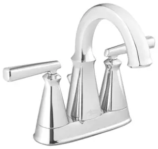 American Standard #7018201.002 4in Edgemere Two-Handle Centerset Lavatory Faucet 1.2 GPM - Polished Chrome