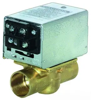 Honeywell Home #V8043F1051 1in Sweat Zone Valve 24V NC w/ End Switch
