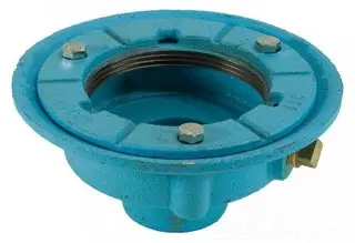 Jones Stephens #D65103 3in No-Hub Drain Base with 7in Pan