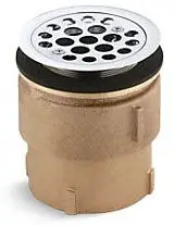 Kohler #K-9147 2in Brass Service Sink Strainer Polished Chrome