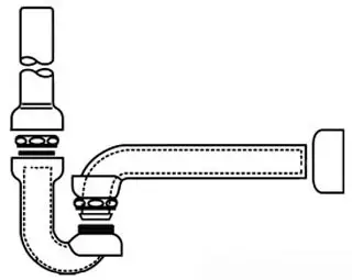 McGuire #PW2150GJ 1-1/2" P-Trap Assembly with ProWrap