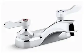 Kohler #K-400T20-4AKA-CP Polished Chrome 1 GPM Centerset Lavatory Faucet
