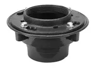 Zurn #P415-3NH-P-CPT 3in Cast Iron Floor Drain Body Clamping Collar - No-Hub - Trap Primer