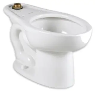 American Standard #3043.001 16-1/2in Elongated Flushometer Toilet Bowl White