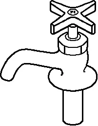 Central Brass #0239-H 1-Handle Single Basin Faucet