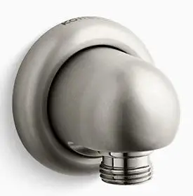Kohler #K-9513-BN Brushed Nickel Wall-Mount Supply Elbow