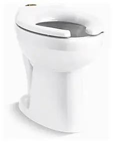 Kohler #K-96057-0 White Elongated Floor Mount Flushometer Bowl