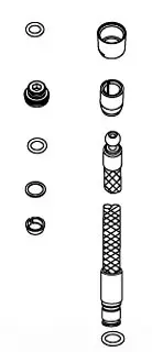 Kohler #1054559-CP Polished Chrome Hose Kit