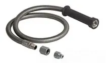 Chicago Faucets #83-44ABNF 44in Stainless Steel Hose/Handle Assembly