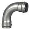 Viega #80420 1-1/2in 316 Stainless ProPress 90° Elbow
