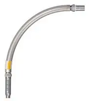 Victaulic #A72HAQFBA2 1/2in x 72in VicFlex AH2 SS Braided Hose w/ Reducer Nipple