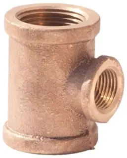 Merit Brass #XNL106-242408 1-1/2in x 1/2in Lead-Free Brass Tee