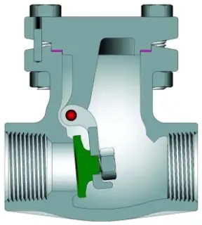 Powell #2341 1/2in Stainless Steel Swing Check Valve Class 200 - NPT